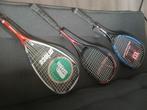 Te koop aangeboden 3 Squash rackets, Sport en Fitness, Squash, Ophalen of Verzenden, Gebruikt, Racket, Met hoes