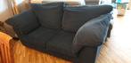 Bank donkerblauw, Huis en Inrichting, Banken | Bankstellen, Ophalen, Gebruikt, 75 tot 100 cm, Tweepersoons
