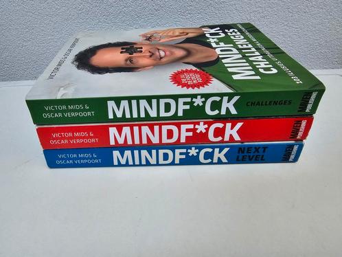 Mindf*ck Challenges Boeken Victor Mids & Oscar Verpoor, Boeken, Overige Boeken, Gelezen, Ophalen of Verzenden