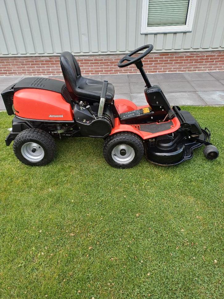 Jonsered FR 2211M Frontmaaier met 94cm COMBI dek!, Tuin en Terras, Zitmaaiers, Gebruikt, 90 tot 120 cm, Elektrische starter, Mulchfunctie