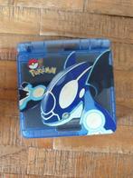 Bijzondere transparante KYOGRE Gameboy Advance SP, Spelcomputers en Games, Spelcomputers | Nintendo Game Boy, Ophalen of Verzenden
