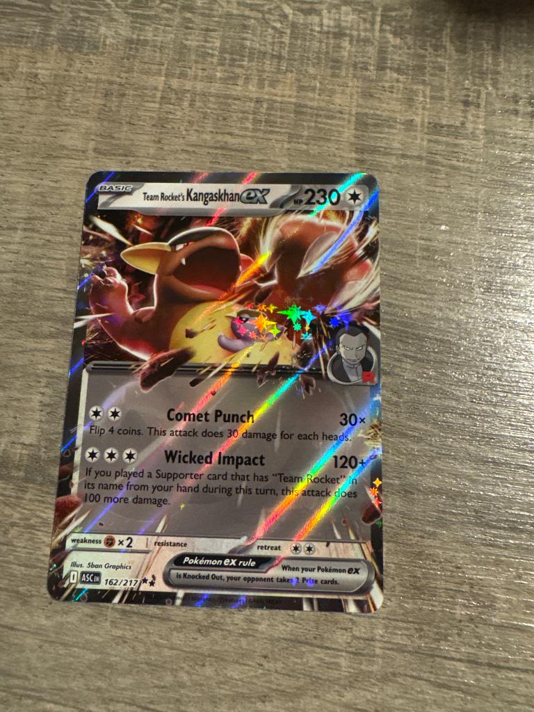 Pokemonkaart Kangaskhan ex, Ophalen of Verzenden, Nieuw, Losse kaart, Foil