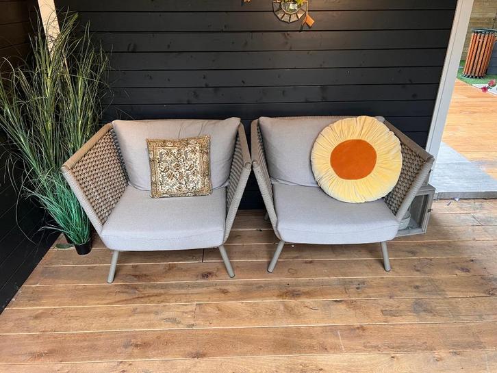 Loungestoel Valldemossa | Borek | Showroommodel, Tuin en Terras, Tuinstoelen, Zo goed als nieuw, Overige materialen, Ophalen
