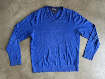Tommy Hilfiger - V-hals - XL - blauw - uitstekende staat beschikbaar voor biedingen