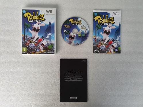 Nintendo Wii: Rabbids Go Home, Spelcomputers en Games, Games | Nintendo Wii, Gebruikt, Avontuur en Actie, 2 spelers, Vanaf 7 jaar