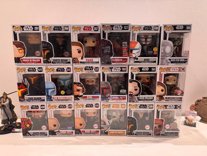Star Wars Funko Pop Collectie, Hobby en Vrije tijd, Modelbouw | Auto's en Voertuigen, Zo goed als nieuw, Overige typen, Groter dan 1:32