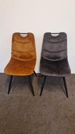 Set van 2 eetkamerstoelen, Ophalen, Zo goed als nieuw, Overige kleuren, Stof