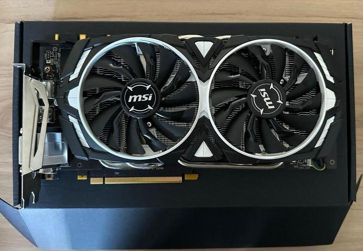 MSI GeForce GTX 1070 Ti ARMOR 8G, Computers en Software, Videokaarten, Gebruikt, Nvidia, PCI-Express 3.0, GDDR5, HDMI, Ophalen of Verzenden