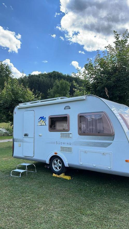 Knaus Südwind Gold Edition QD420 2005, Caravans en Kamperen, Caravans, Particulier, tot en met 4, 750 - 1000 kg, Treinzit, Knaus
