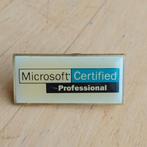 Vintage pin, plm. 1995, Microsoft Certified Professional MCP, Ophalen of Verzenden