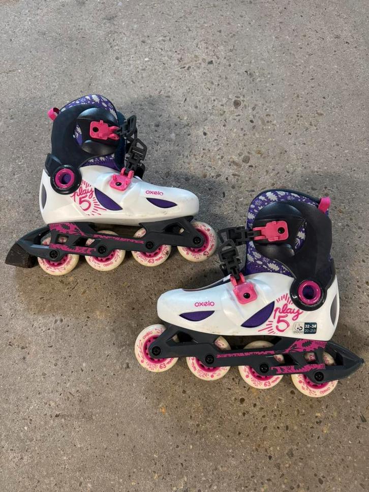 Skeelers maat 32-34 | Verstelbaar | Zo goed als nieuw!, Sport en Fitness, Skeelers, Zo goed als nieuw, Inline skates 4 wielen