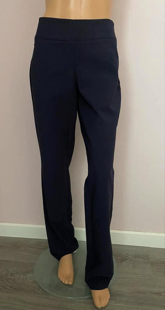 Corel broek - Maat 38 - Donkerblauw, Kleding | Dames, Broeken en Pantalons, Zo goed als nieuw, Maat 38/40 (M), Blauw, Lang, Ophalen of Verzenden