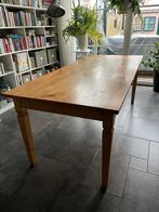 Massief eiken tafel, Huis en Inrichting, Tafels | Eettafels, Ophalen, Gebruikt, 200 cm of meer, 50 tot 100 cm