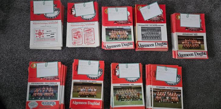 Feyenoord programma's (deel 1), Verzamelen, Sportartikelen en Voetbal, Boek of Tijdschrift, Feyenoord, Ophalen of Verzenden