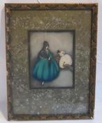 Jennie Harbour prent, art nouveau, vroeg 1900, Verzenden