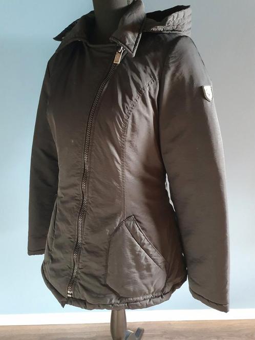 Zwarte Froccella winterjas, valt als maat 40 of M, Kleding | Dames, Jassen | Winter, Gedragen, Maat 38/40 (M), Zwart, Ophalen of Verzenden