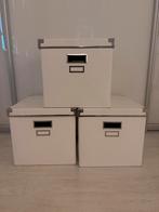 Set van 3 opbergdozen, Huis en Inrichting, Woonaccessoires | Kisten, Ophalen, 50 tot 100 cm, 50 tot 75 cm, Zo goed als nieuw