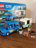 Lego 60117, auto met caravan, met doos en boekje, Ophalen of Verzenden, Gebruikt, Complete set, Lego
