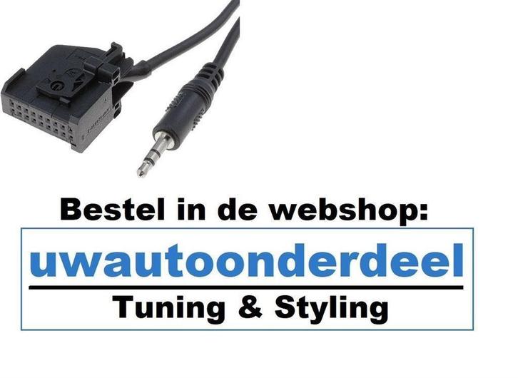 Aux in kabel Geschikt Voor Volkswagen Rns MFD2 MFD 2 Navigat, Auto diversen, Autoradio's, Nieuw, Verzenden