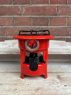 Petroleumstel / oliestel 1 pits rood emaille, Antiek en Kunst, Antiek | Emaille, Ophalen of Verzenden