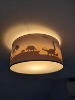 Dino lamp met schaduwspel, Huis en Inrichting, Lampen | Lampenkappen, Minder dan 25 cm, Crème, Rond, Ophalen of Verzenden