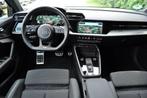 Audi A3 Sportback  45 TFSI e Sportback S-Line Competition |, Gebruikt, 4 cilinders, Leder en Stof, Zwart