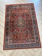 Vintage handgeknoopt Perzisch tapijt Kashan., Ophalen of Verzenden