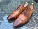 Santoni herenschoenen model 10040 maat 7 UK/41 EU, Bruin, Ophalen of Verzenden, Santoni, Gedragen