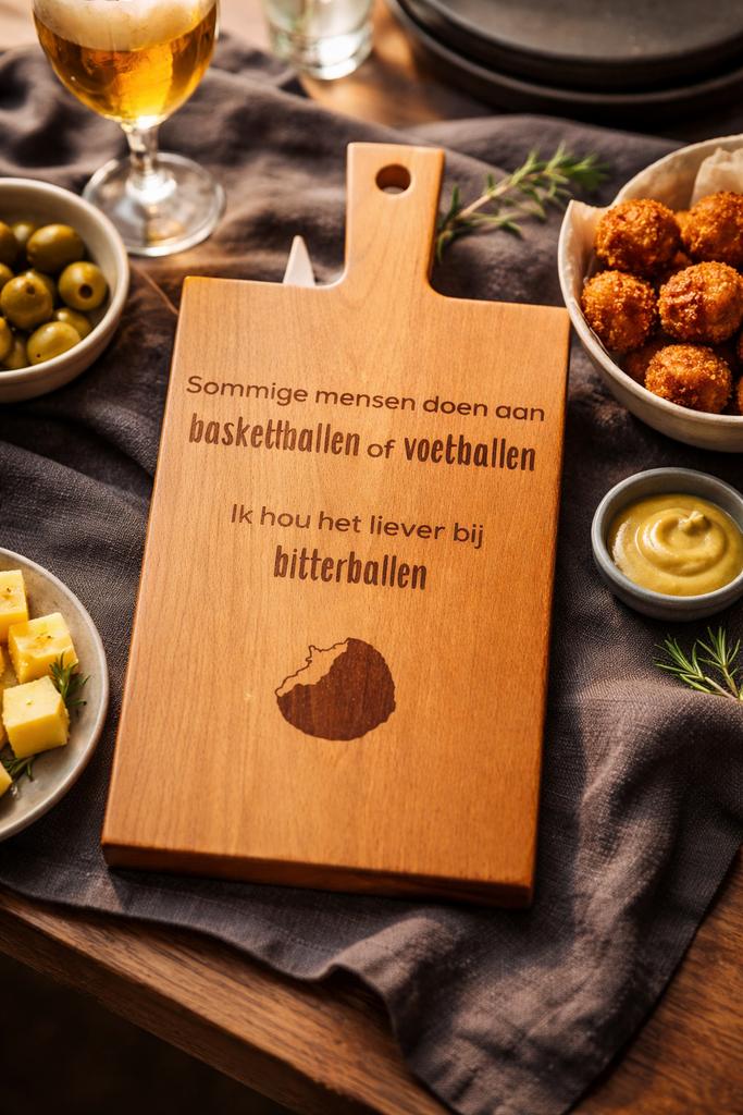 Bitterballen Plank - Serveer in Stijl!, Ophalen of Verzenden, Nieuw