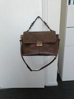 Gio Gini - Bruin Leren Tas / Aktetas / Vintage, Sieraden, Tassen en Uiterlijk, Tassen | Damestassen, Ophalen of Verzenden, Zo goed als nieuw