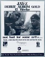 JAY-Z 1996 originele Advertentie REASONABLE DOUBT GOLD, Cd's en Dvd's, Cd's | Hiphop en Rap, 1985 tot 2000, Gebruikt, Ophalen of Verzenden