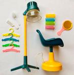 Fleur vintage set: droogkap, stoel, krullers en toebehoren, Verzamelen, Ophalen of Verzenden, Gebruikt, Accessoires