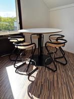 Barkrukken met tafel, Huis en Inrichting, Barkrukken, Ophalen, 60 tot 90 cm, Metaal, Gebruikt