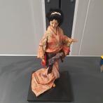 Antieke Japanse pop in kimono, Verzamelen, Poppen, Ophalen of Verzenden
