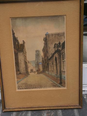 Kleurets, Lange Torenstr.  Rdam, Met Laurenskerk De Groen ?? beschikbaar voor biedingen