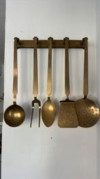 Koperen keukenset antiek, helemaal compleet., Ophalen of Verzenden