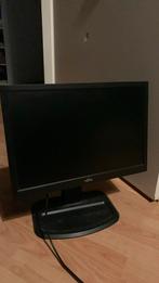 2x monitoren Fujitsu, 2x VGA kabel, 2x Voeding kabel., Computers en Software, Monitoren, Ophalen, Gebruikt, In hoogte verstelbaar