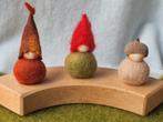 Seizoenstafel jaarring steker Vrije School vilt popje, Verzenden, Nieuw, Figuurtje(s), Wolvilt