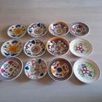 12 Antieke borden oa Petrus Regout Societe Ceramique, Antiek en Kunst, Antiek | Keramiek en Aardewerk, Ophalen of Verzenden