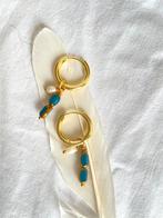 Creolen met hanger / oorbellen, Sieraden, Tassen en Uiterlijk, Oorbellen, Hangers, Nieuw, Ophalen of Verzenden, Groen