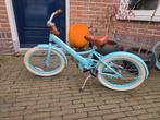 Prachtige turqoise kinderfiets 18 inch, Ophalen, Gebruikt, Handrem, 18 inch