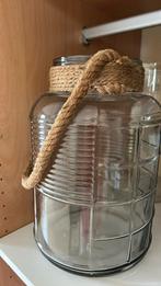 Vaas met touw, Ophalen, Overige kleuren, Minder dan 50 cm, Glas