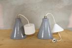 2x lamp Philips  emaille   vintage  in zeer mooie staat, Antiek en Kunst, Ophalen of Verzenden