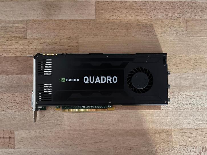 NVIDIA QUADRO K4000 GPU, Computers en Software, Videokaarten, Gebruikt, Nvidia, PCI-Express 2.0, GDDR5, DisplayPort, DVI, Ophalen of Verzenden