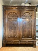 Antieke eikenhouten bruidskast – met rijk houtsnijwerk, Antiek en Kunst, Antiek | Meubels | Kasten, Ophalen