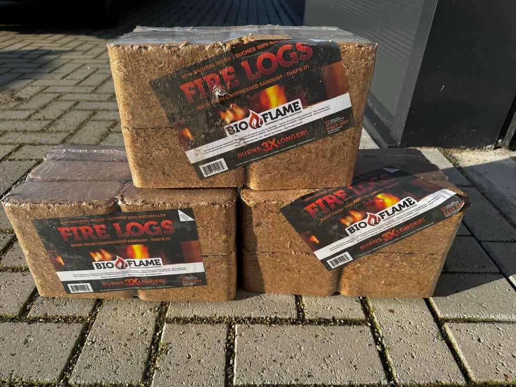 Houtbriketten - Schone en efficiënte brandstof, Minder dan 3 m³, Ophalen of Verzenden, Overige houtsoorten, Blokken