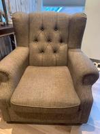 Oor fauteuil bruin, Huis en Inrichting, Fauteuils, Ophalen of Verzenden, Zo goed als nieuw