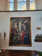 Mega groot schilderij in gouden lijst, Antiek en Kunst, Ophalen