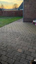 Tuin terras tegel gratis 112m2, Tuin en Terras, Tegels en Klinkers, Ophalen, Gebruikt, 10 m² of meer, Beton