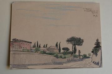 WILLY SLUITER VIA APPIA AQUAREL ST. SABASTIANO-ROMA K40 beschikbaar voor biedingen